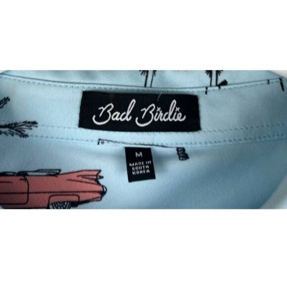Men's medium bad birdie retro golf Starburst classic car flamingo - Picture 5 of 8
